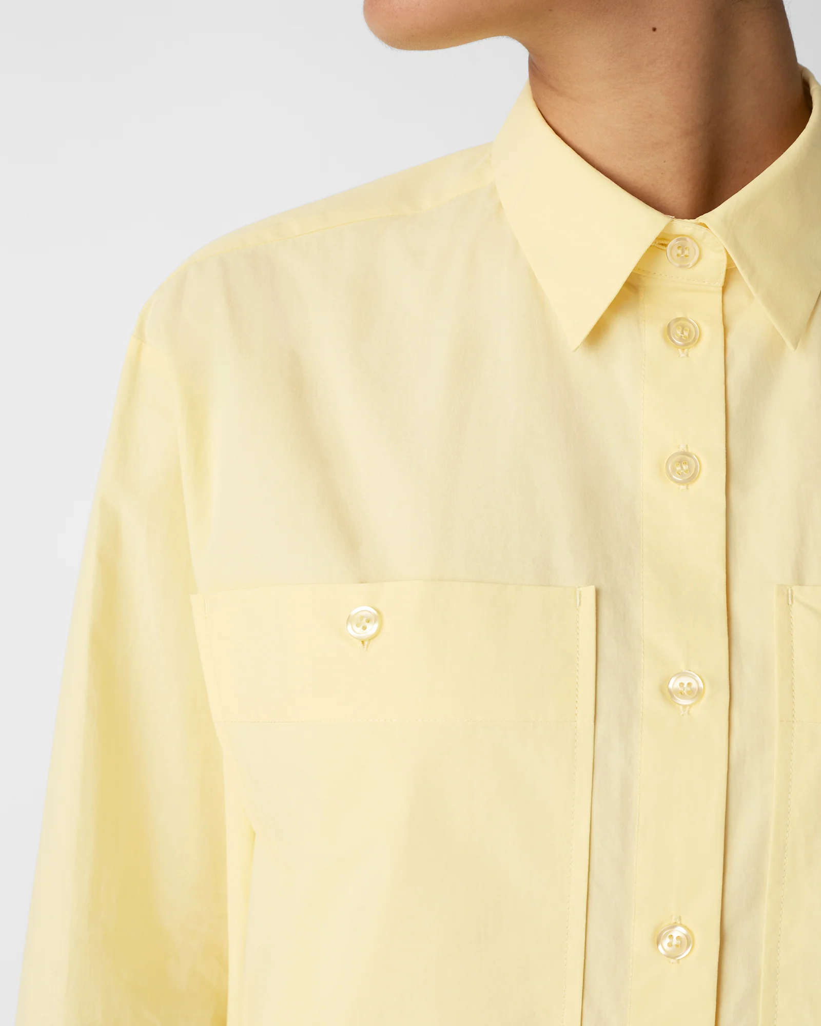 Cropped Pocket Shirt - Image 2