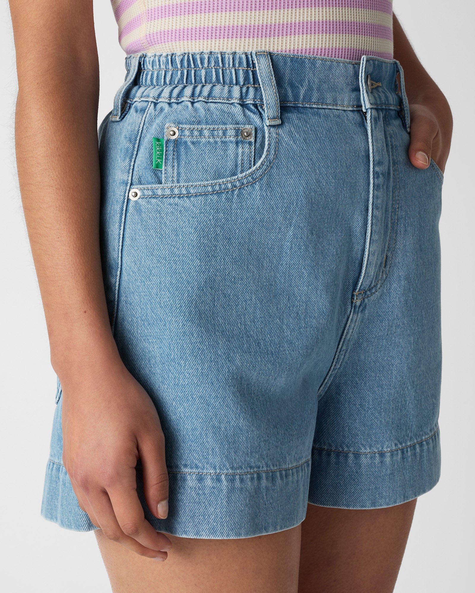Denim High Waist Short - Image 2