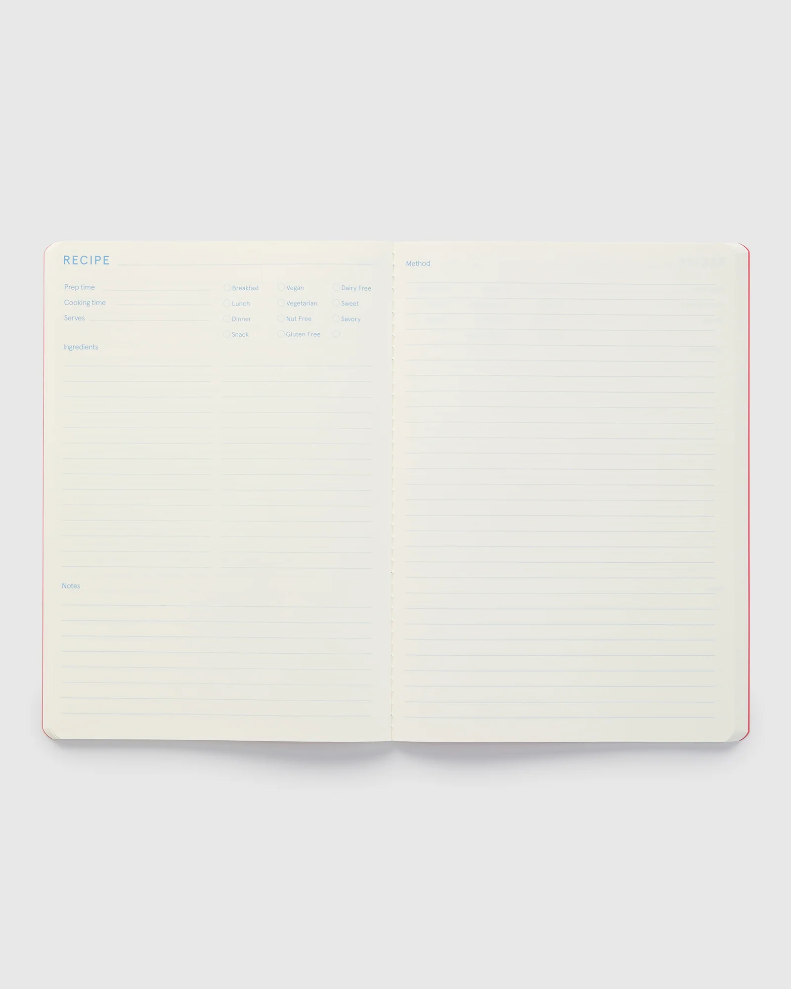 Stitch Recipe Planner Refill A5 - Image 4