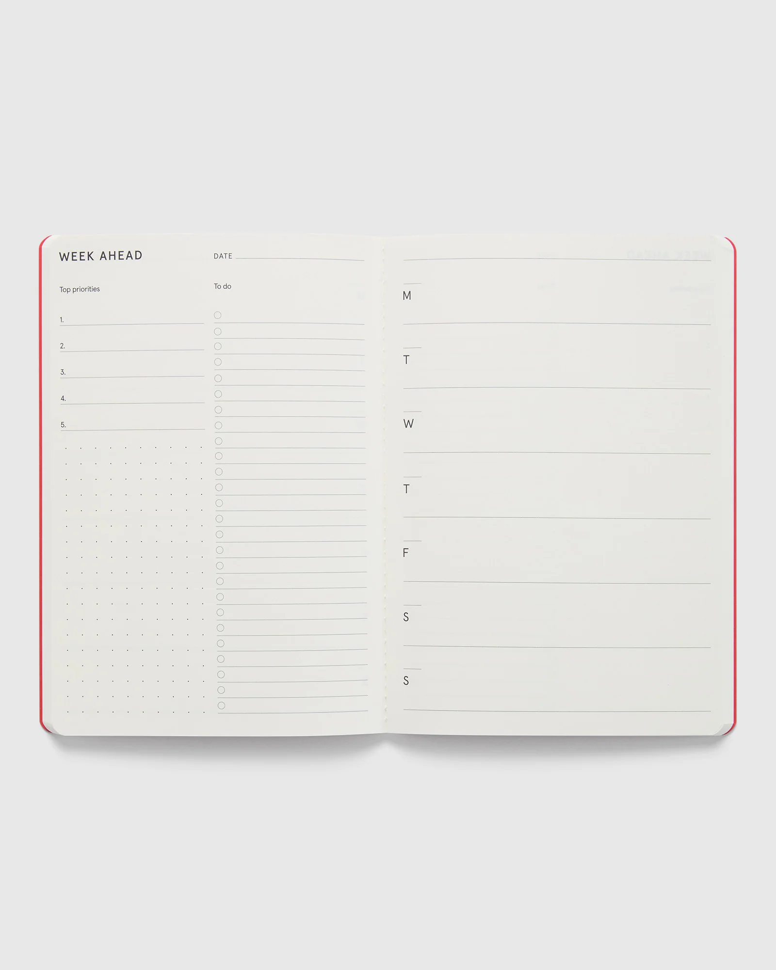 Stitch Weekly Planner Refill A5 - Image 4